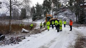 Uppläggningsplats för materiel 